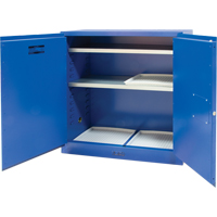 Corrosive Liquids Cabinet, 30 gal., 43" x 44" x 18" Maritime Industrial Rubber