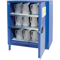Corrosive Liquids Cabinet, 30 gal., 43" x 44" x 18" Maritime Industrial Rubber