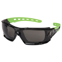 Z2500 Series Safety Glasses with Foam Gasket, Grey/Smoke Lens, Anti-Scratch, ANSI Z87+/Meets/Exceeds CSA Z94.3 Maritime Industrial Rubber