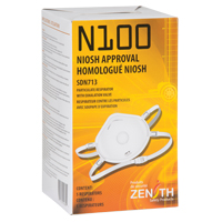 Particulate Respirator, N100, NIOSH Certified, Medium/Large Maritime Industrial Rubber