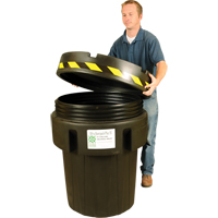 Baril de r&eacute;cup&eacute;ration Ultra-Recycled Overpack, 95 gal., Stationnaire Maritime Industrial Rubber