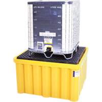 Ultra-IBC Spill Pallet&reg; with Drain, 400 US gal. Spill Capacity, 58.75" x 58.75" x 33" Maritime Industrial Rubber