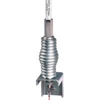 Safety Whip&reg; Flagstaff Mounting Base, Spring Mount Maritime Industrial Rubber