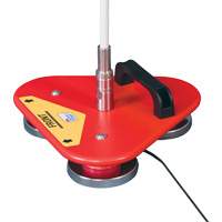 Safety Whip&reg; Flagstaff Mounting Base, Magnet Mount Maritime Industrial Rubber