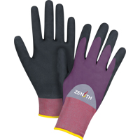 ZX-2 Premium Coated Gloves, 9/Large, Nitrile/Foam Nitrile Coating, 18 Gauge, Nylon Shell Maritime Industrial Rubber
