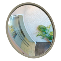Miroir convexe avec support, Int&eacute;rieur/Ext&eacute;rieur, Diam&egrave;tre 12" Maritime Industrial Rubber