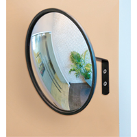 Miroir convexe avec support, Int&eacute;rieur/Ext&eacute;rieur, Diam&egrave;tre 12" Maritime Industrial Rubber
