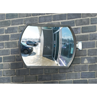 Miroir convexe rectangulaire/rond avec bras t&eacute;lescopique, 12" h x 18" la, Int&eacute;rieur/Ext&eacute;rieur Maritime Industrial Rubber
