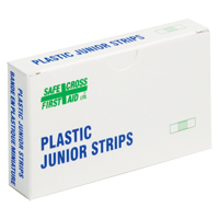 Junior Strips Bandages, Rectangular/Square, 1-1/2", Plastic, Non-Sterile Maritime Industrial Rubber