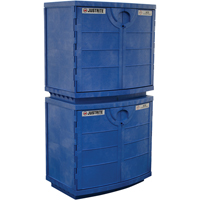 Polyethylene Corrosive/Acid Cabinet, 24 gal., 36" x 35" x 25" Maritime Industrial Rubber