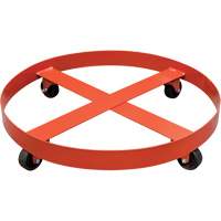 Poly-Collector Drum Dolly, 27.5" dia. x 5.5" H Maritime Industrial Rubber
