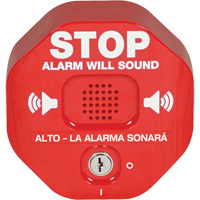 Alarmes de porte Exit Stopper, Mural Maritime Industrial Rubber