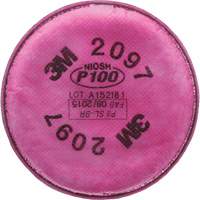 Pr&eacute;filtres pour respirateurs s&eacute;rie 2000, Filtre contre les particules, Vapeurs organiques/P100 Maritime Industrial Rubber