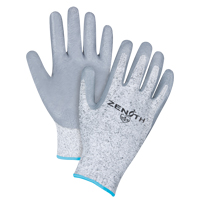 Gants &eacute;lastiques sans coutures r&eacute;sistants &agrave; la coupe, Taille T-Grand/10, Calibre 13, Rev&ecirc;tement Nitrile, Enveloppe en PEHP, ANSI/ISEA 105 niveau 2/EN 388 niveau 3 Maritime Industrial Rubber
