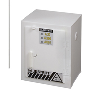 Solid Polyethylene Acid Cabinets, 6 x 0.66043 Gal., 17" x 22" x 17" Maritime Industrial Rubber