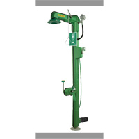 Heat-Traced Combination Emergency Shower & Eye/Face Wash Station, Wall-Mount Maritime Industrial Rubber