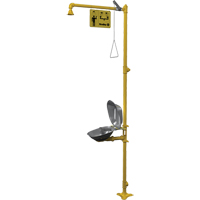 Halo Combination Emergency Shower & Eyewash Station Maritime Industrial Rubber