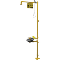 Halo Combination Emergency Shower & Eyewash Station Maritime Industrial Rubber