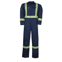 Combinaison non doubl&eacute;e Westex UltraSoft, Taille 34/36, Bleu marine, 12,4 cal/cm2 Maritime Industrial Rubber
