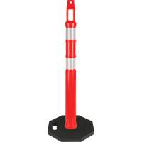 Premium Delineator Post, 42" H, Orange Maritime Industrial Rubber