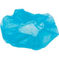 Bonnets bouffants non tiss&eacute;s, Polypropyl&egrave;ne, 21"/Grand, Bleu Maritime Industrial Rubber