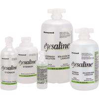Saline Eyewash Bottles, Full Bottle, 32 oz. Maritime Industrial Rubber
