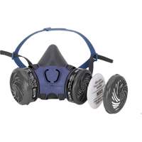 Pre-assembled Paint/Spray Pesticide 7000 Half-Mask Respirator, Elastomer/Thermoplastic, Medium Maritime Industrial Rubber