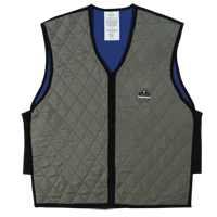 Chill-Its&reg; 6665 Wet Evaporative Cooling Vests, Medium, Grey Maritime Industrial Rubber