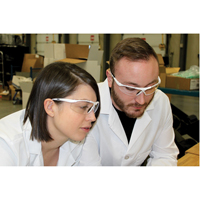 Lunettes de s&eacute;curit&eacute; s&eacute;rie Z1500, Lentille Transparent, Anti-&eacute;gratignures, R&eacute;pond ou surpasse la norme CSA Z94.3 Maritime Industrial Rubber