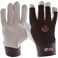 Anti-Vibration Air Glove&reg;, Size Medium, Pearl Leather Palm Maritime Industrial Rubber