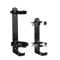 Medium Duty Bracket For Fire Extinguishers, Fits 5 lbs. Maritime Industrial Rubber