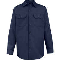 Chemises de travail r&eacute;sistantes aux flammes, Petit, Bleu marin Maritime Industrial Rubber