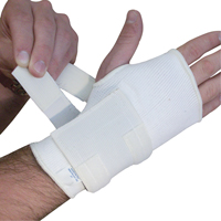 Ambidextrous Wrist Supports, Cotton/Elastic, Small Maritime Industrial Rubber