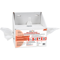 Disposable Lens Cleaning Station, Cardboard, 8" L x 4" D x 8" H Maritime Industrial Rubber