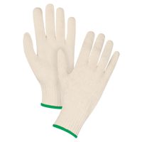 Standard-Duty String Knit Gloves, Poly/Cotton, 7 Gauge, Medium Maritime Industrial Rubber