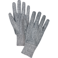 Gants de jersey, Grand, Poivre et sel, Non doubl&eacute;, Poignet en tricot Maritime Industrial Rubber