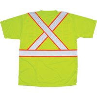 T-shirt conforme &agrave; la CSA, Polyester, Moyen, Jaune lime haute visibilit&eacute; Maritime Industrial Rubber