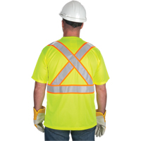 T-shirt conforme &agrave; la CSA, Polyester, Moyen, Jaune lime haute visibilit&eacute; Maritime Industrial Rubber
