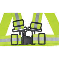 Harnais de s&eacute;curit&eacute; d'usage standard, Jaune lime haute visibilit&eacute;, Couleur r&eacute;fl&eacute;chissante Argent, Moyen Maritime Industrial Rubber