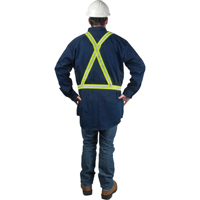 Harnais de s&eacute;curit&eacute; d'usage standard, Jaune lime haute visibilit&eacute;, Couleur r&eacute;fl&eacute;chissante Argent, Moyen Maritime Industrial Rubber