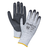 Gants &eacute;lastiques sans coutures r&eacute;sistants &agrave; la coupe, Taille 2T-Grand/11, Calibre 13, Rev&ecirc;tement Polyur&eacute;thane, Enveloppe en PEHP, ANSI/ISEA 105 niveau 4/EN 388 niveau 5 Maritime Industrial Rubber