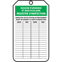 Inspection Tags, Cardstock, 3-1/8" W x 5-7/8" H, French Maritime Industrial Rubber