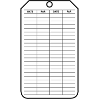 Inspection Tags, Cardstock, 3-1/8" W x 5-7/8" H, French Maritime Industrial Rubber