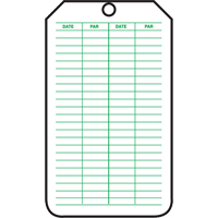 Inspection Tags, Cardstock, 3-1/8" W x 5-7/8" H, French Maritime Industrial Rubber