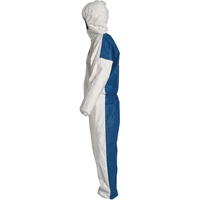 Combinaisons avec capuchon, 4T-Grand, Bleu/Blanc, Tyvek 400 D Maritime Industrial Rubber