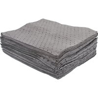 Feuilles absorbantes li&eacute;es de premi&egrave;re qualit&eacute;, Universel, 15" x 17", 15 gal. d'absorption Maritime Industrial Rubber