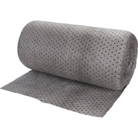 Premium Bonded Sorbent Rolls, Heavyweight, 150' L x 30" W, 50 gal. Absorbancy Maritime Industrial Rubber