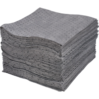 Feuilles absorbantes lamin&eacute;es (SMS) de premi&egrave;re qualit&eacute;, Universel, 15" x 17", 30 gal. d'absorption Maritime Industrial Rubber