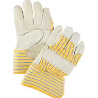 Gants d'ajusteur doubl&eacute;s pour l'hiver &agrave; chaleur sup&eacute;rieure, Grand, Paume en Cuir fleur de vache, Doublure en Thinsulate Maritime Industrial Rubber