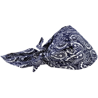 Bandeaux en triangle 6710CT de refroidissement en tissu de serviette Chill-Its, Bleu Maritime Industrial Rubber